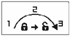 Unlock Operation Mode Upper and Lower Display